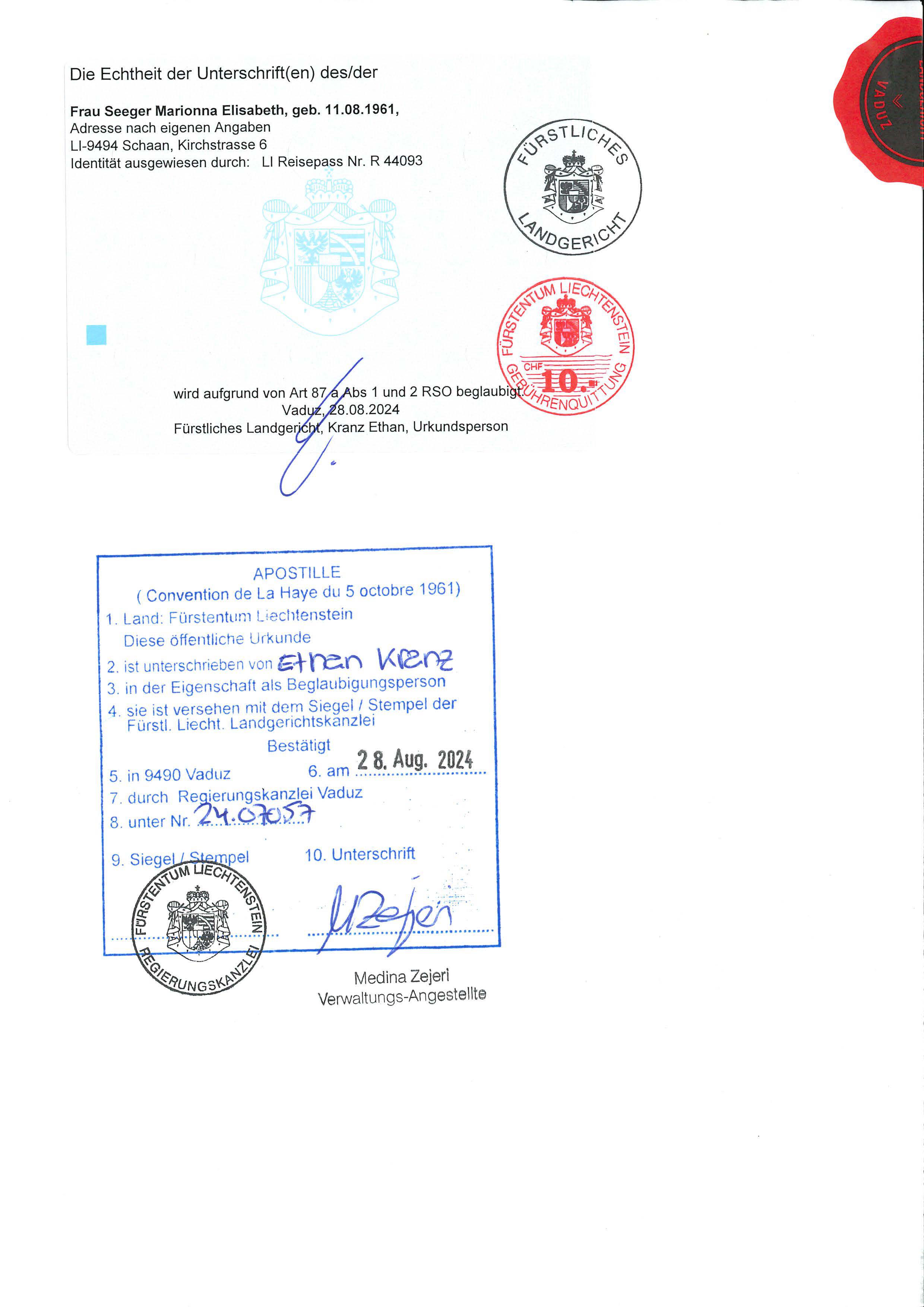 Oficialus „BankingLab Foundation“ naudos gavėjų sąrašas, kuriame N. Bloznelis ir G. Kotomin nurodyti, kaip fondo steigėjai, fondo naudos gavėjais nurodyti „Bankera“ įkūrėjai J. Dobiliauskas, V. Karalevičius ir M. Mockevičius, bei jų šeimos.